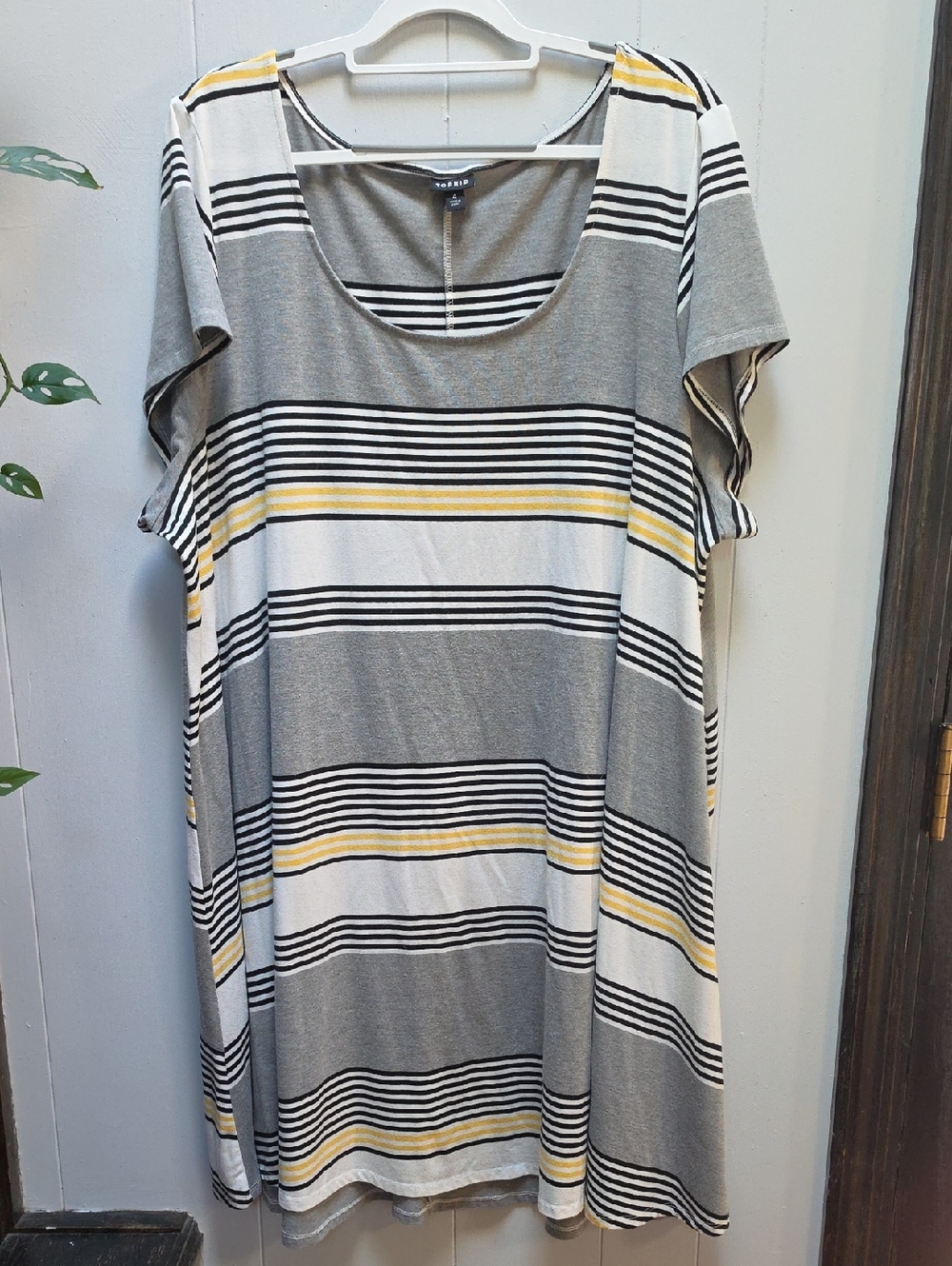 Torrid Striped Trapeze Dress